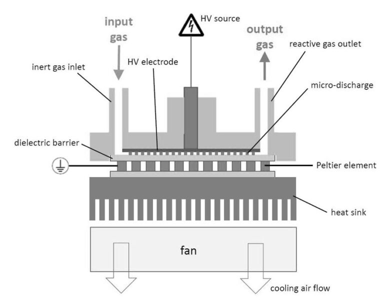 Schematische Darstellung des Reaktors